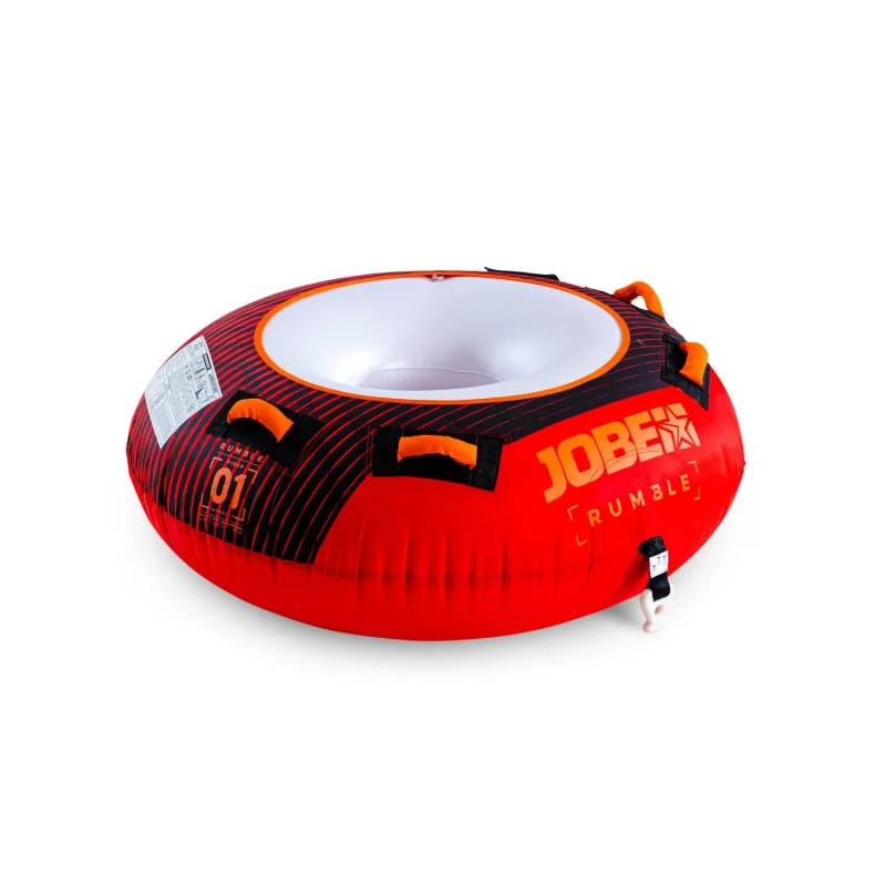Flotador de arrastre tipo donut Jobe Rumble rojo 1 persona