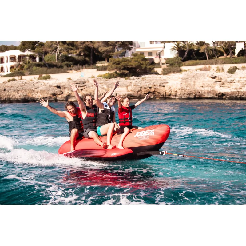 Flotador remolcable Jobe Chaser 4p rojo para 4 personas