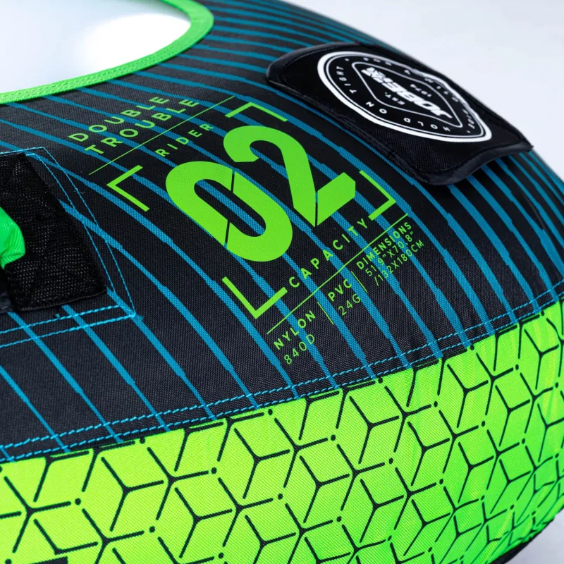 Flotador de arrastre tipo donut Jobe Double Trouble 2 personas