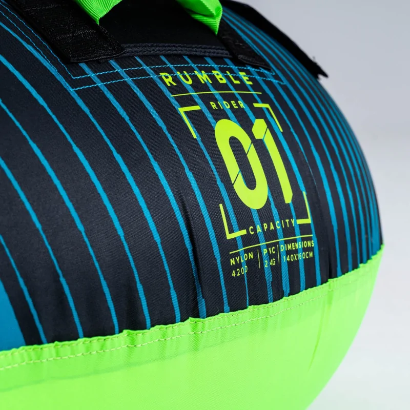 Flotador de arrastre tipo donut Jobe Rumble azul 1 persona