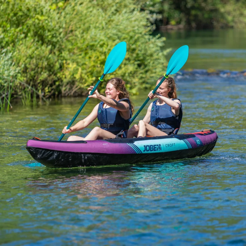 Jobe Croft Kayak hinchable para 1 o 2 personas morado