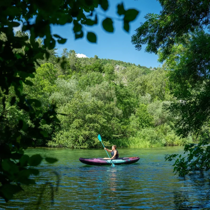 Jobe Croft Kayak hinchable para 1 o 2 personas morado