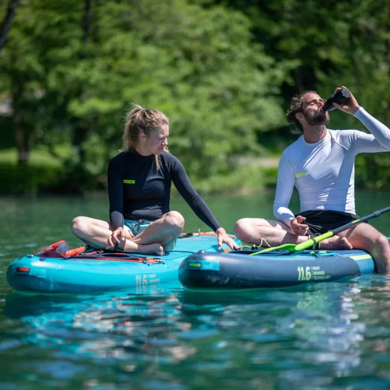 Jobe Stream Carbon 40 Remo SUP Verde Lima 3 piezas