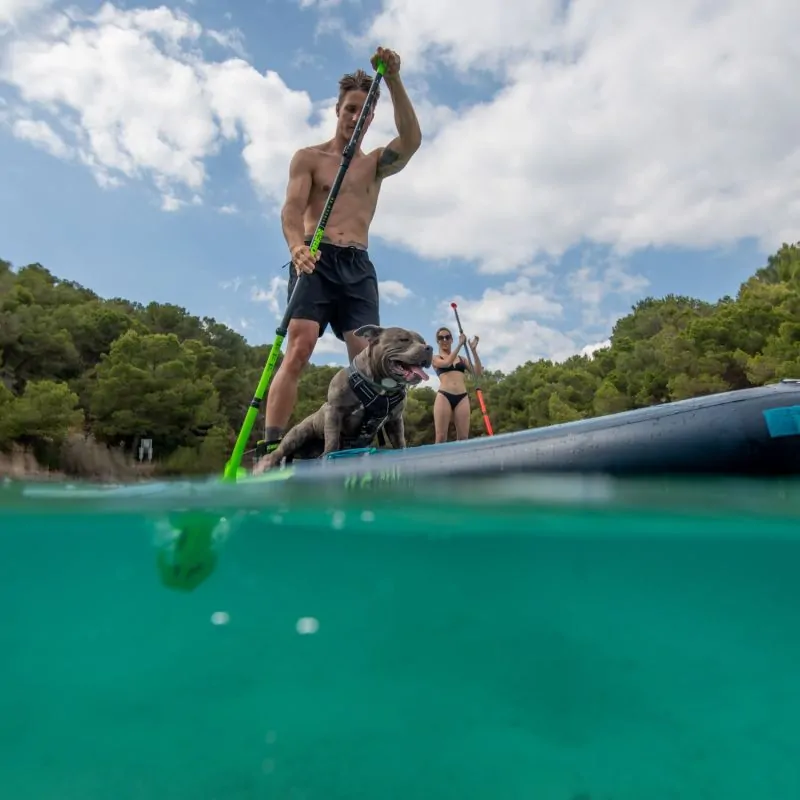 Jobe Stream Carbon 40 Remo SUP Verde Lima 3 piezas