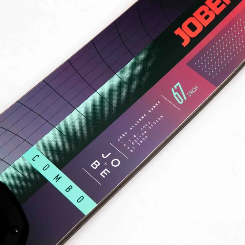 Jobe Allegre Combo Esquís Acuáticos Rojo
