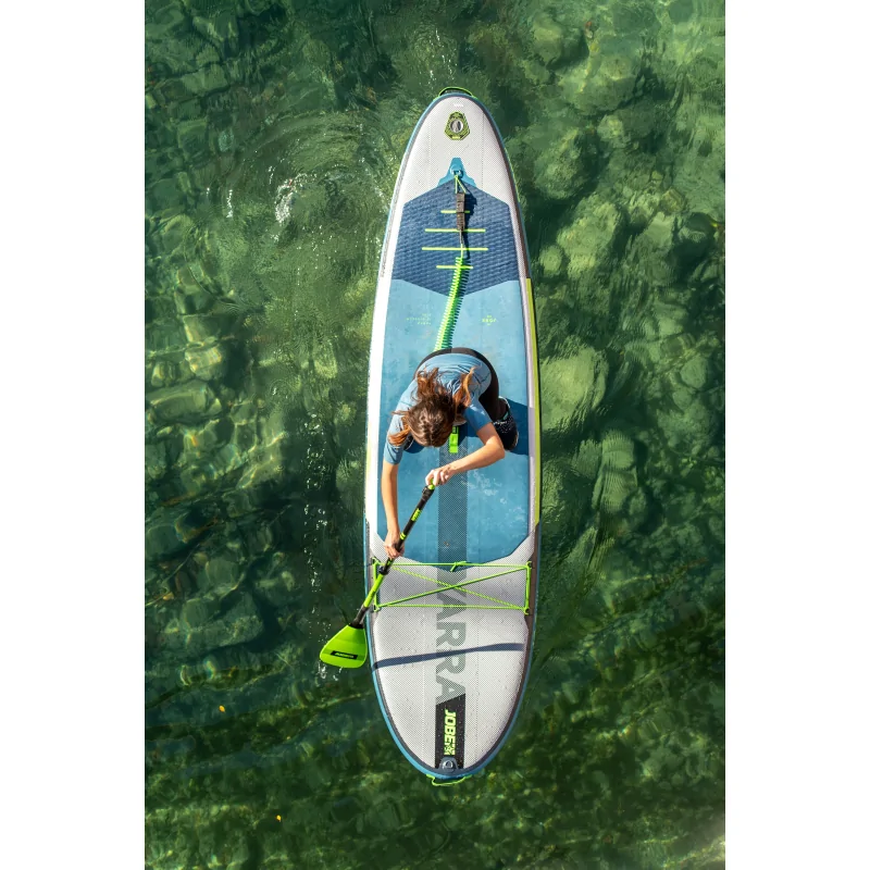 Tabla de paddle surf Jobe Yarra 10.6 azul con remo de fibra de vidrio
