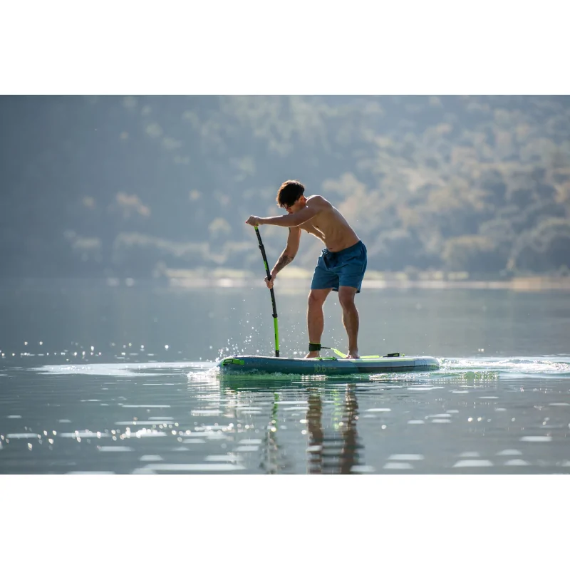 Tabla de paddle surf Jobe Yarra 10.6 azul con remo de fibra de vidrio Tabla de paddle surf Jobe Yarra 10.6 azul con remo de fibra de vidrio