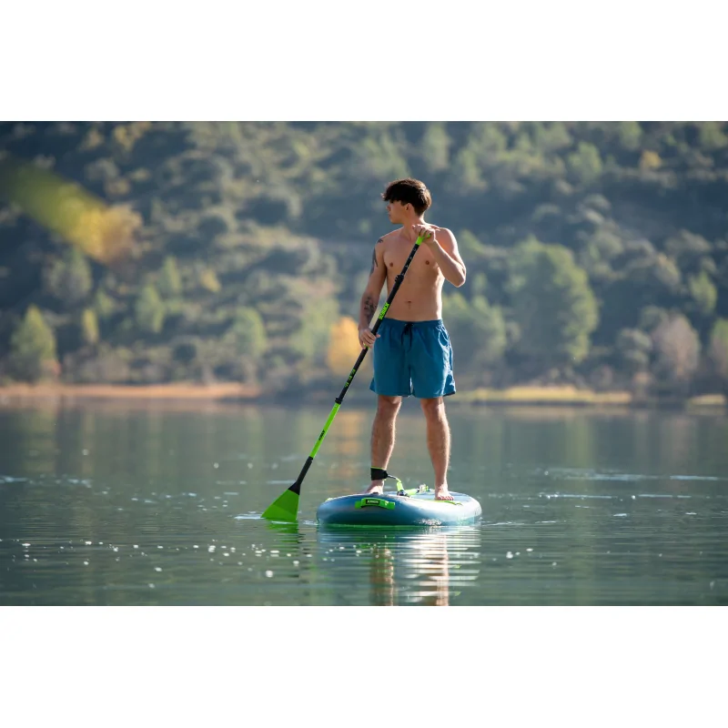 Tabla de paddle surf Jobe Yarra 10.6 azul con remo de fibra de vidrio